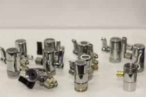 a series of diverter valves